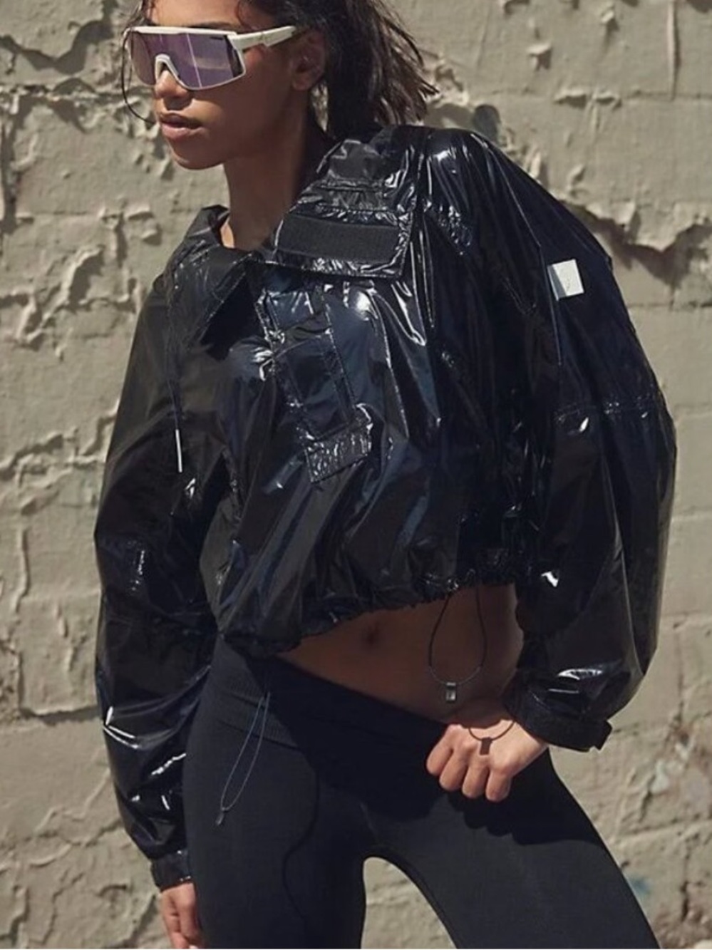 Free people Fp Movement Dew Drop Packable Rain Jacket XS